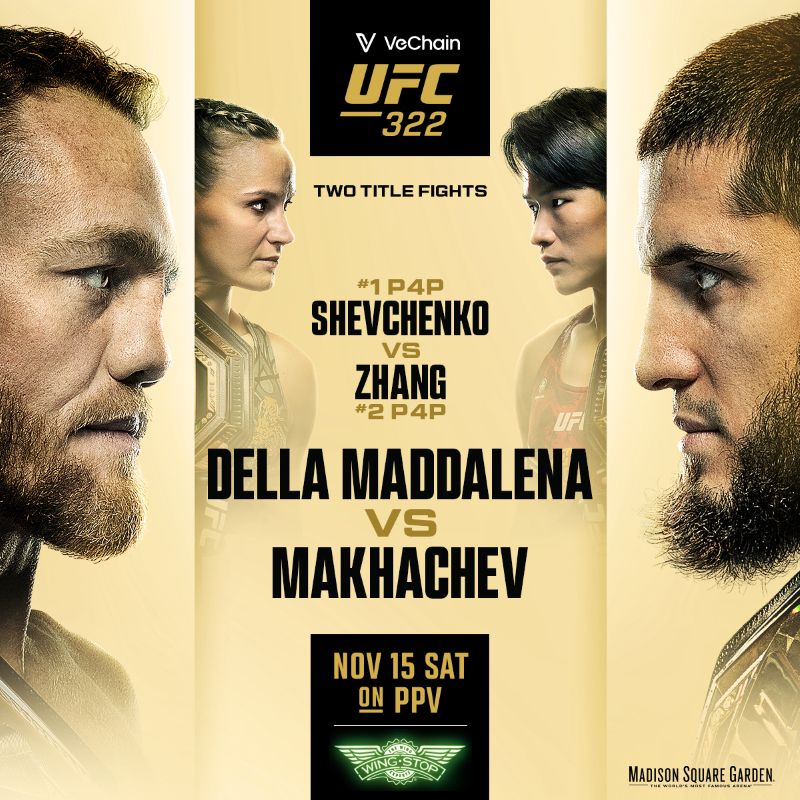 322: Maddalena vs. Makhachev